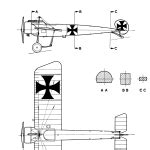 Fokker Blueprints - Download free blueprint for 3D modeling