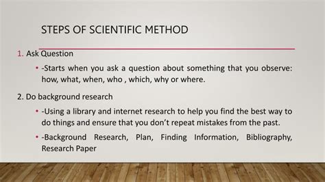 Quarter Week Describe The Components Of Scientific Investigation Pptx