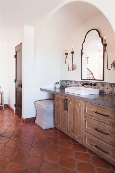 Solana Beach Spanish Modern Master Bath Southwestern Bathroom San