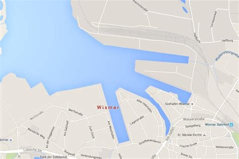 Map of Wismar