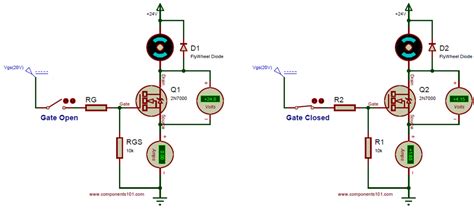 Schematic Diagram Of N Channel Mosfet Mosfet Switching Turn