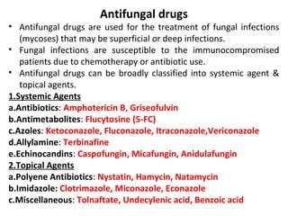 Antifungal drugs | PPT