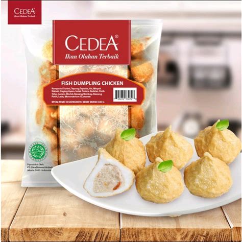 Jual Cedea Fish Dumpling Chicken 500gr Shopee Indonesia