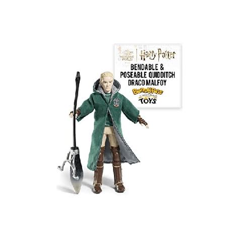 The Noble Collection Bendyfigs Harry Potter Draco Malfoy Quidditch