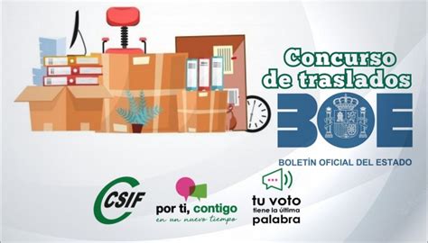 CSIF Publicada en el BOE la resolución provisional del concurso de