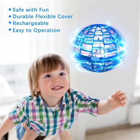 Flying Ball Drone Magic Ball Flying Toy Hand Operated Drones for Kids ...