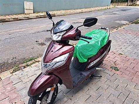 Honda Activa Model Sifir Act Va Yen Kasa Bordo Renk