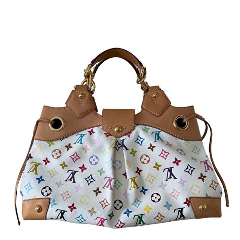 Louis Vuitton White Monogram Multicolore Canvas Ursula Bag Runway Catalog Bags Louis