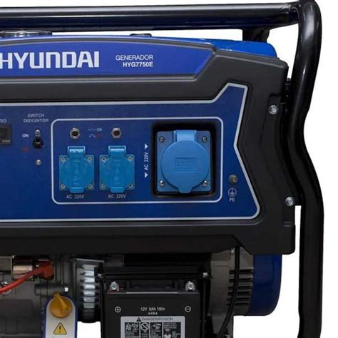 Generador Hyundai Gasolina Kw Kva Partida El Ctrica Monof Sico