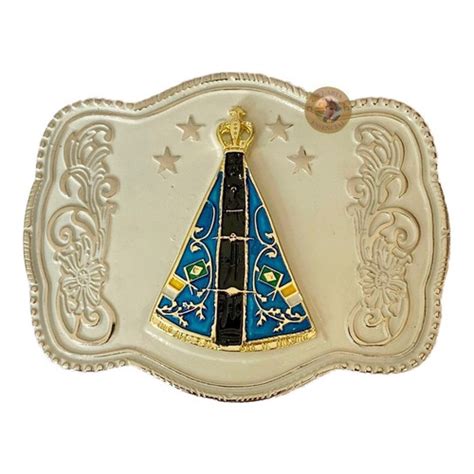 Fivela Estilo Country Imagem De Nossa Senhora Aparecida Shopee