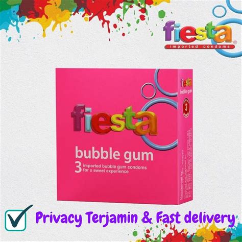 Jual Kondom Sutra Fiesta Bubble Gum Isi S Shopee Indonesia