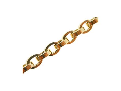 Bracciale Catena Ovale Oro Giallo