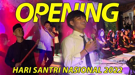 OPENING HARI SANTRI NASIONAL 2022 PONPES TANJUNG SALAM YouTube