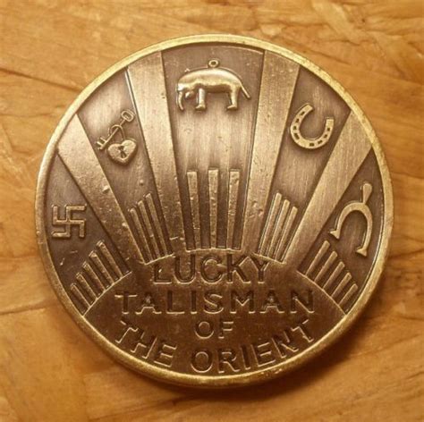 Good Luck Token Lucky Talisman Of The Orient Health Happiness Wealth