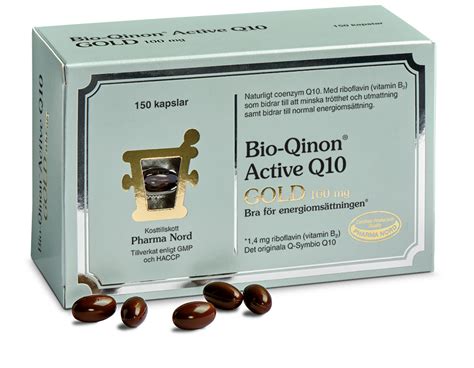 Köp Pharma Nord Bio Qinon Active Q10 Gold 100 mg 150 kapslar på MEDS se