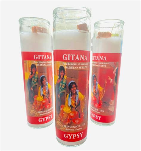 La Gitana Limpias Y Curaciones Veladora Gypsy Fixed Candles For