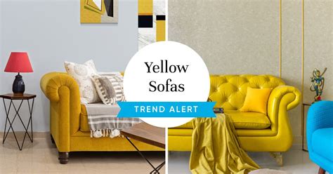 Yellow Leather Sofa Set | Baci Living Room