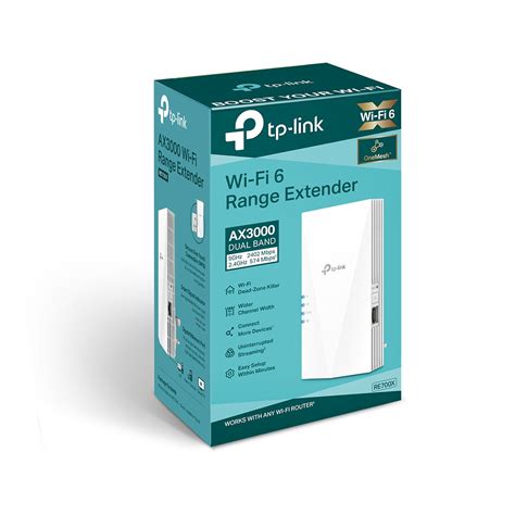 RE700X AX3000 Mesh WiFi 6 Extender TP Link United Kingdom