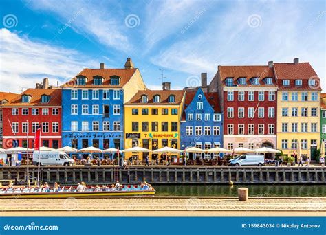 Copenhagen Denmark July Copenhagen Iconic View Famous Old