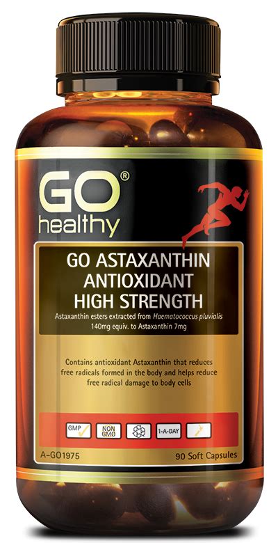 Go Healthy Astaxanthin Antioxidant High Strength