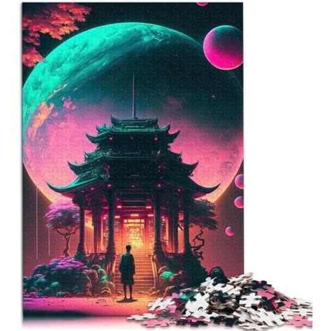 Puzzle Japonais Fantasy Gate De 1000 Pièces Pour AdultesPuzzle En Bois