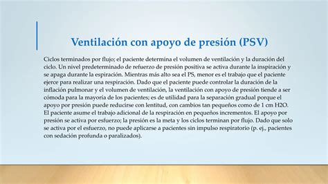 Modos Ventilatorios Principios Basicos De Ventilaci N Mec Nica Pptx Ppt