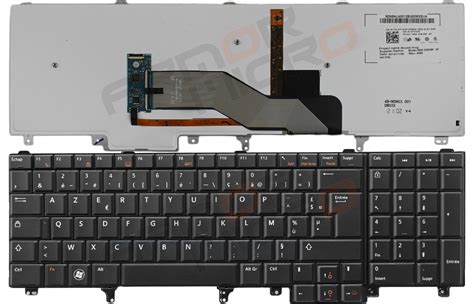 Clavier DELL Latitude E5520 E5530 E5520m Backlit Original Français Azerty