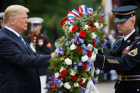 On Memorial Day Trump Honors ‘our Heroes At Arlington The New York