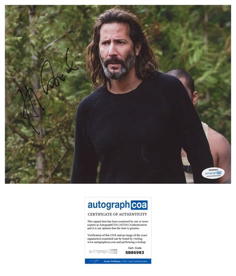 Henry Ian Cusick The Signed Autographed X Photo Acoa Marcus