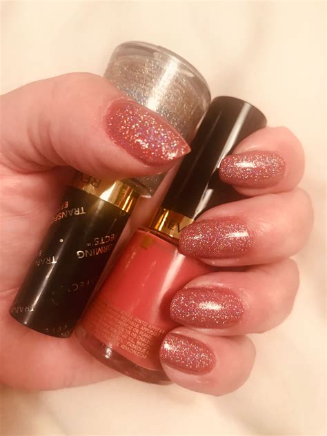 Revlon Teak Rose With Holographic Pearls Nail Polish Nails Lipstick