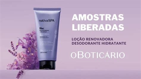 Amostra Gr Tis O Botic Rio Experimente A Magia De Nativa Spa