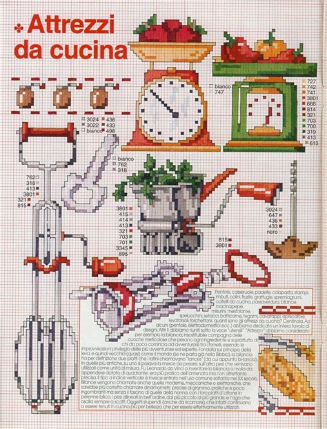 21 Punto Croce Cucina Information