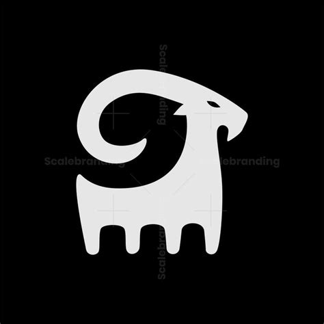 Goat Logo | Goat logo, Sheep logo, Logo design creative