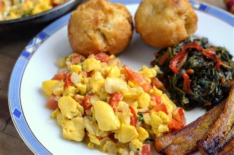 Ackee And Saltfish Aki Et Morue Salée Plat National De La Jamaïque