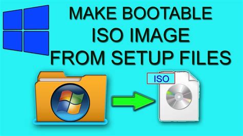 Make Bootable ISO Image Of Windows From Setup Files 2018 Create