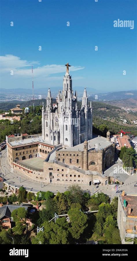 Drone Photo Temple Of The Sacred Heart Of Jesus Temple Expiatori Del