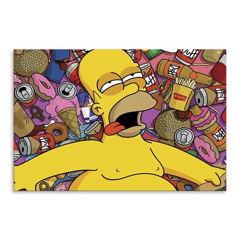 Placa Decorativa em MDF Homer Simpson Bêbado 20x30 Camicado