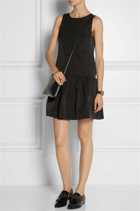 Tibi Katia Cotton And Silk Blend Faille Mini Dress £405 Lanvin Mila