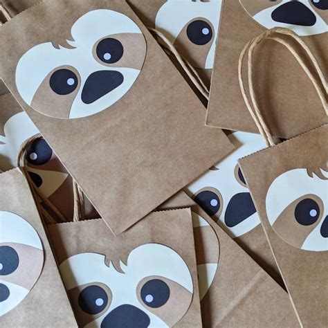 Sloth Party Favors - Etsy