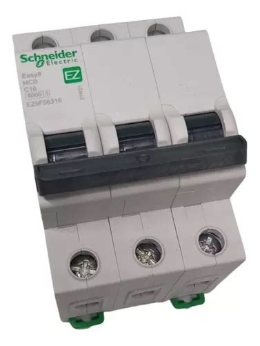 Automático Trifásico 3x16a 6ka Easy9 Schneider Cuotas sin interés