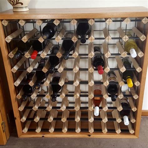 Vino Stack 20 Pocket Mahogany Wine Rack Soko And Co