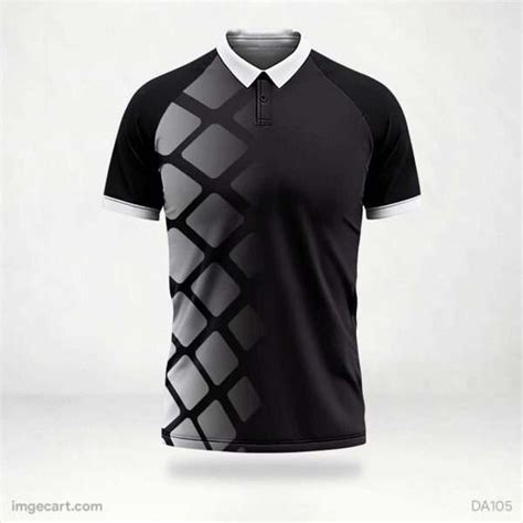 Cricket Jersey Black With Grey Pattern Imgecart