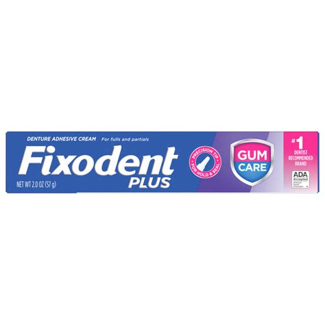 Save On Fixodent Plus Denture Adhesive Cream Superior Hold Order Online