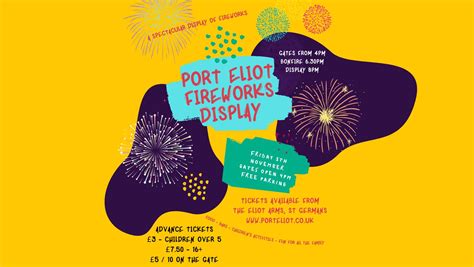 Visit Liskeard Events Fireworks At Port Eliot House