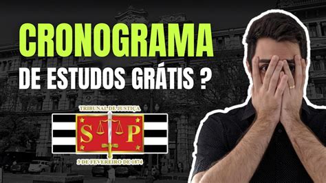 Cronograma De Estudos Escrevente Tjsp Andr Yan Youtube