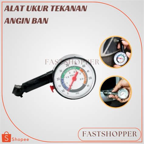 Jual Pengukur Tekanan Ban Angin Mobil Motor Sepeda Tire Gauge Alat Cek