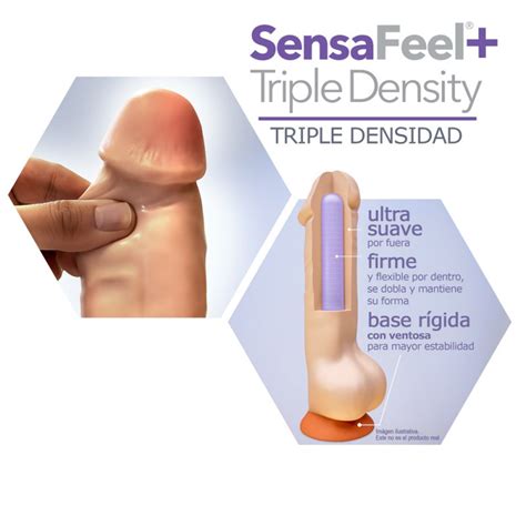 Dr Skin Plus Girthy Dildo Articulado Triple Densidad 17 8 Cm Vainilla