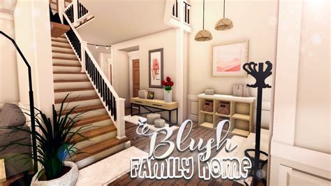 Blush Family Home | 2 story | Roblox | Bloxburg: House Build - YouTube