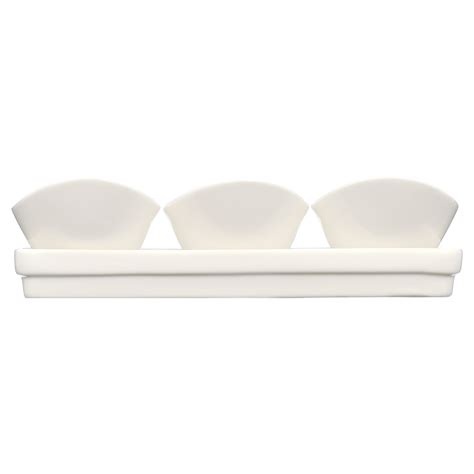 Bruntmor Ceramic Piece Tray Set Chip Dip Platters Three