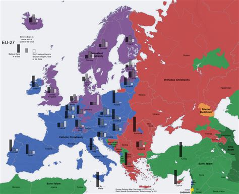 Religion Map Of Europe